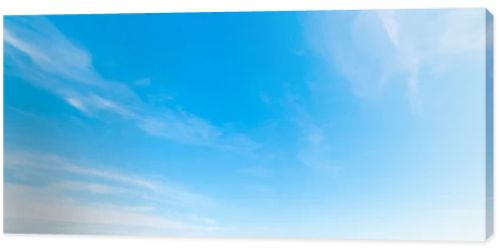 Blue sky with small clouds in the springtime. Sardinia, italy