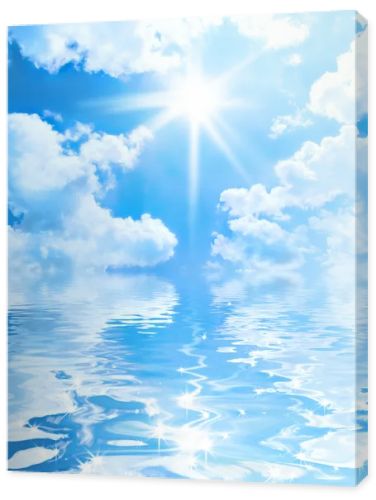 Solar sky background