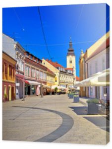 Town of Cakovec main street view