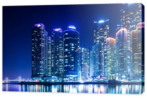 Busan city at night