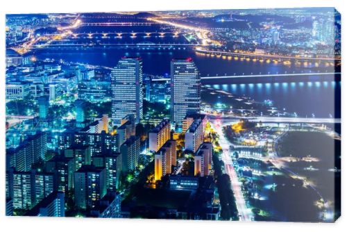 Downtown cityscape of Seoul