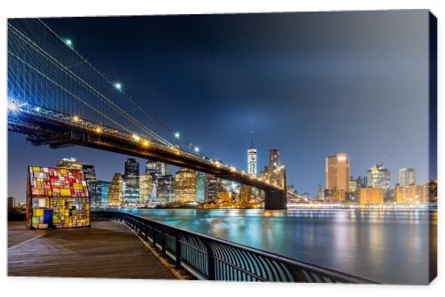 Brooklyn Bridge and the Lower Manhattan