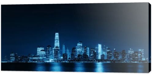 New York City downtown skyline