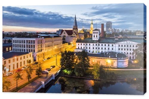 City of Lodz, Poland. View of the White Factory.