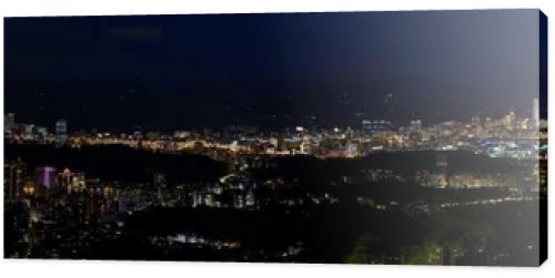 The modern city of Taipei, buildings cityscapes  view the capital of Taiwan.