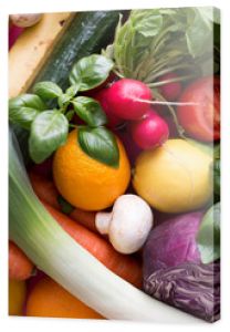 warzywa i owoce zdrowej diety i racjonalne odżywianie