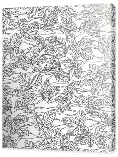 Seamless leaves pattern