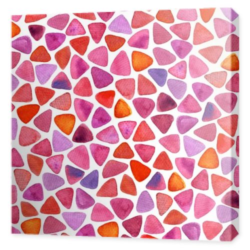 Seamless pattern with pink shapes. 