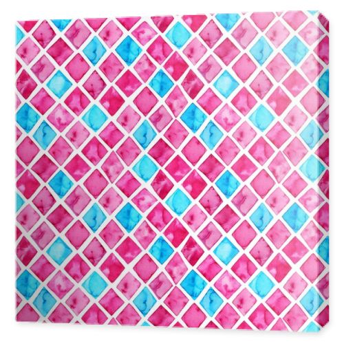 Watercolor seamless pattern. 