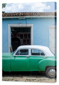 old car in the street