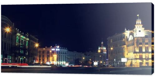 city at night Kharkov, Ukraine