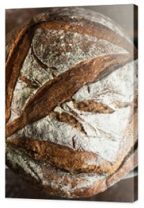 Homemade sourdough bread food photography recipe idea