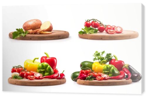 collection of raw vegetables