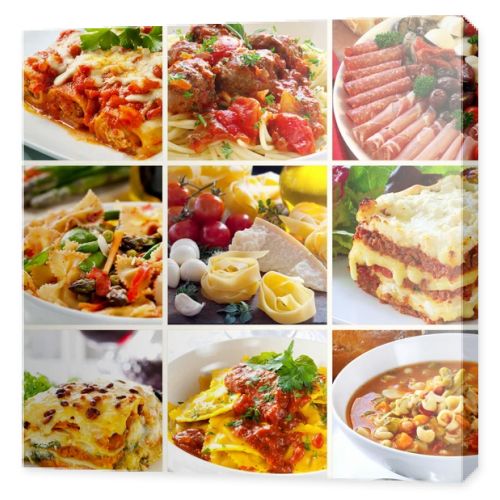 Italian Food Collage
