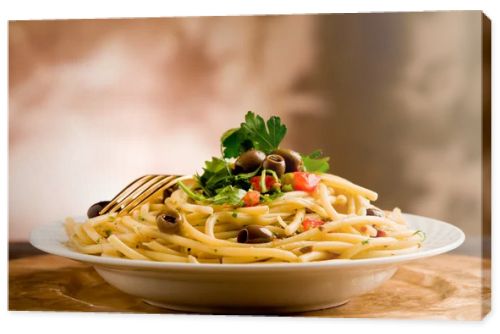 Pasta with Olives and Parsley