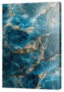 Stunning Blue and Gold Marble Texture with Elegant Veining, Decorative Surface with a Vibrant Sapphire Finish, Luxury Interior Design Inspiration