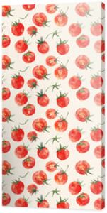 Watercolor Tomato Pattern