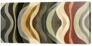 20. **Full-size seamless elegant rug pattern with flowing lines and muted gradients**