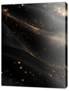 Elegant black and gold abstract background with sparkling texture, luxury design