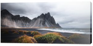 Beautiful Icelandic Stokksnes beach