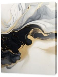 Gold abstract black marble background art paint pattern ink texture watercolor white fluid wall. Abstract liquid gold design luxury wallpaper nature black brush oil modern paper splash painting water.