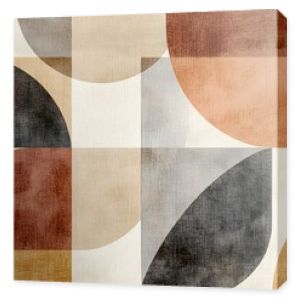 Muted Geometric Abstract Patterns Offering Modern Structured Design