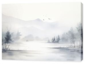 serene water color grey