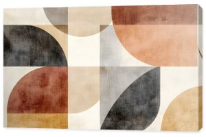 Muted Geometric Abstract Patterns Offering Modern Structured Design