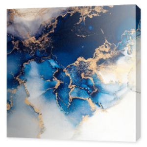 Marble ink abstract art from exquisite original painting for abstract background . Painting was painted on high quality paper texture to create smooth marble background pattern of ombre alcohol ink .