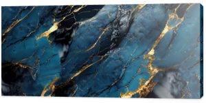 blue marble with gold effects