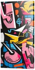 graffiti  colorful print