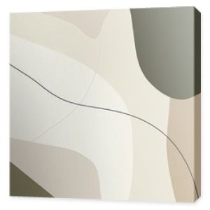 An abstract design featuring soft, organic shapes in muted colors, ideal for backgrounds or modern decor.